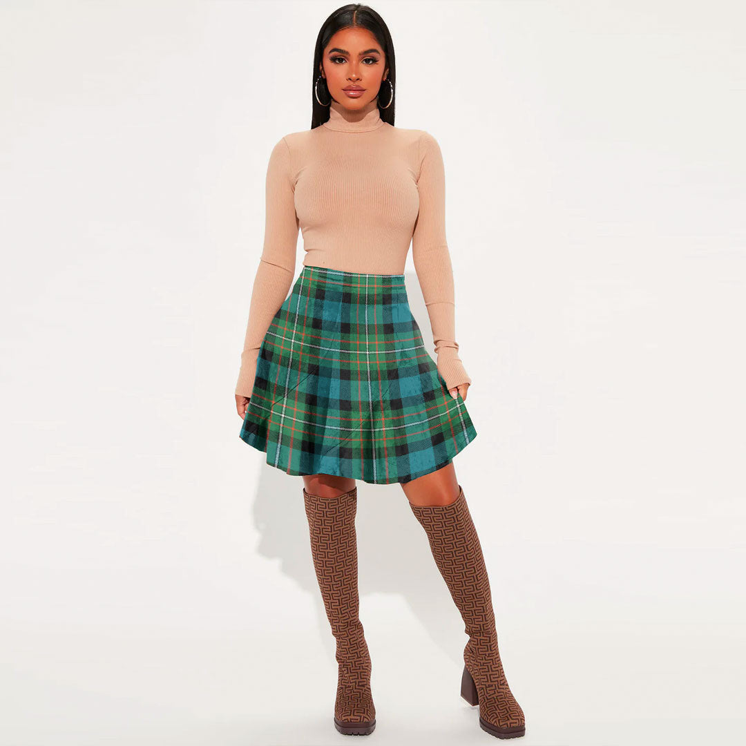 Ferguson Ancient Tartan Plaid Mini Skirt