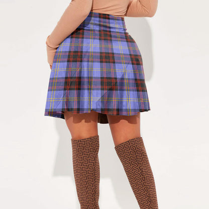 Rutherford Tartan Crest Mini Skirt