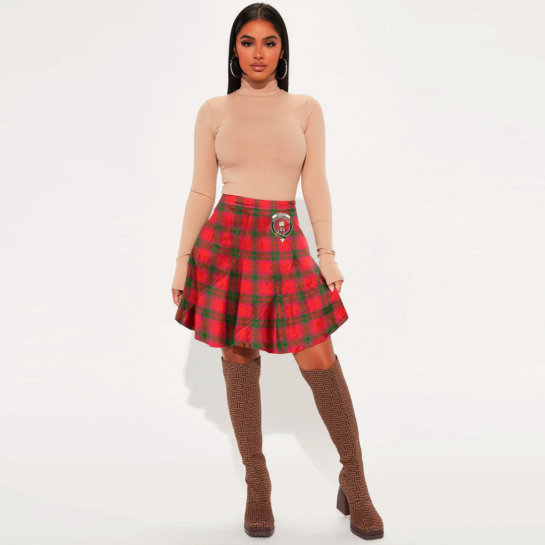 MacNab Modern Tartan Crest Mini Skirt