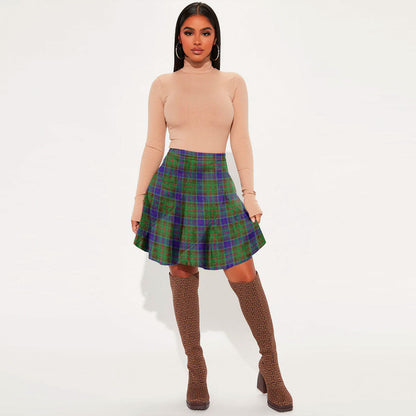 Adam Tartan Plaid Mini Skirt