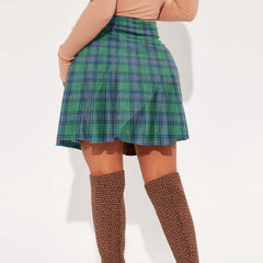 Shaw Ancient Tartan Crest Mini Skirt