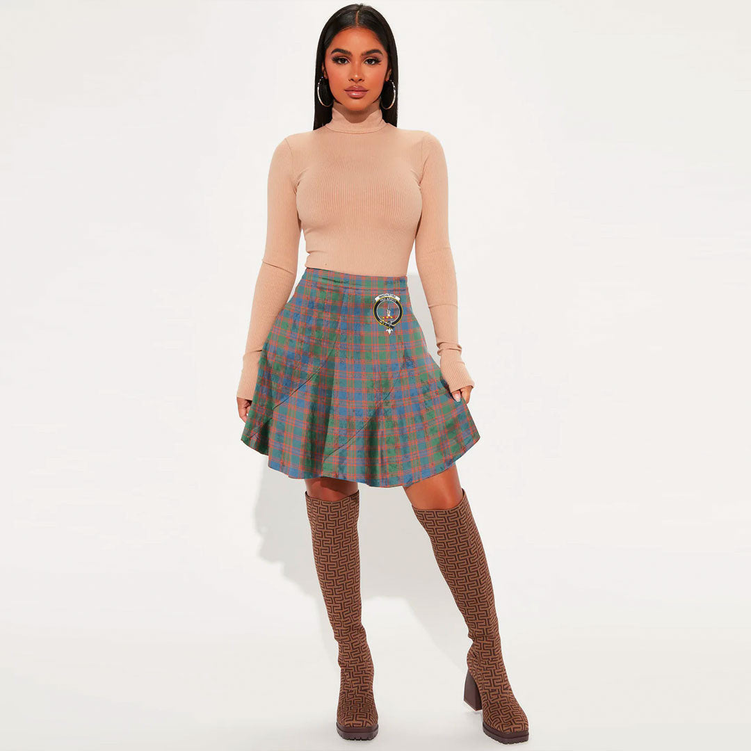 MacIntyre Ancient Tartan Crest Mini Skirt