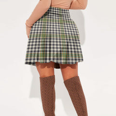 Burns Check Tartan Plaid Mini Skirt
