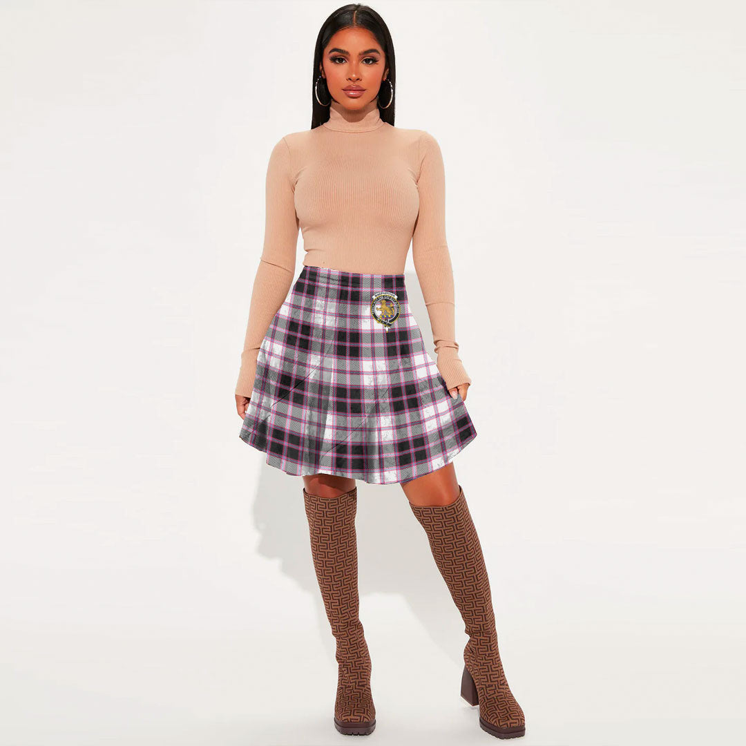 MacPherson Hunting Modern Tartan Crest Mini Skirt
