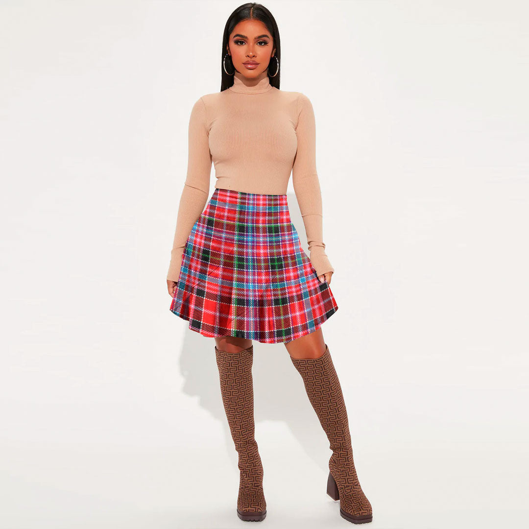 Aberdeen District Tartan Plaid Mini Skirt