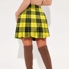 MacLeod of Lewis Modern Tartan Plaid Mini Skirt