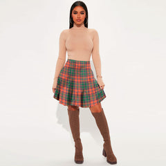 Stewart of Appin Ancient Tartan Plaid Mini Skirt