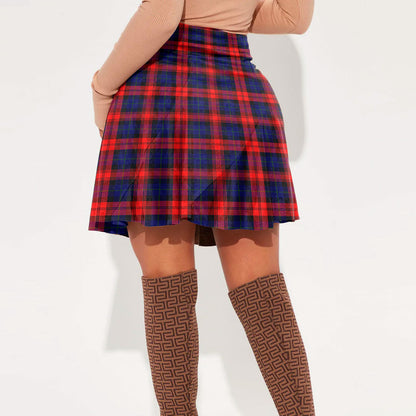 MacLachlan Modern Tartan Crest Mini Skirt