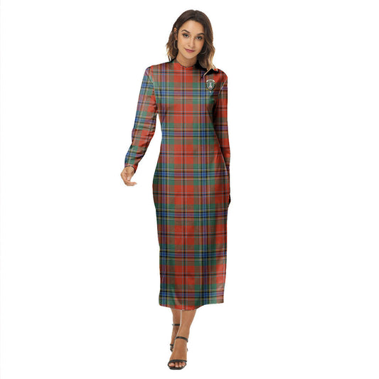 MacLean of Duart Ancient Tartan Crest Women's Hip Dress