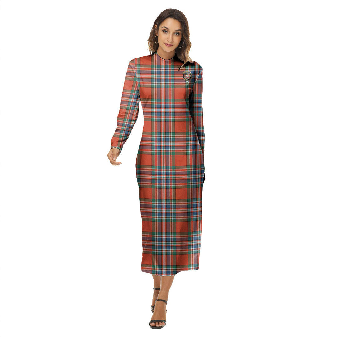 MacFarlane Ancient Tartan Crest Women's Hip Dress