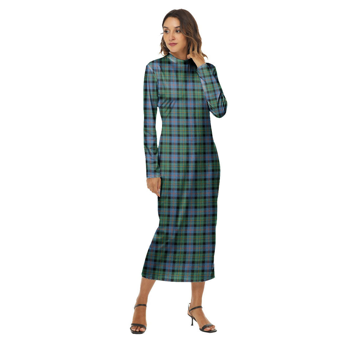 Malcolm Ancient Tartan Plaid Women's Hip Dress