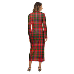 MacKinnon Modern Tartan Crest Women's Hip Dress