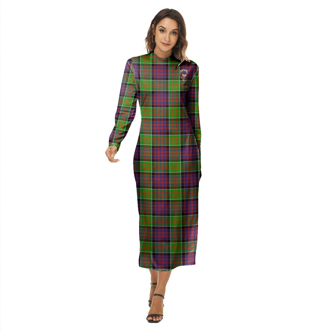 MacDonald of Tartan Plaidranald Tartan Crest Women's Hip Dress