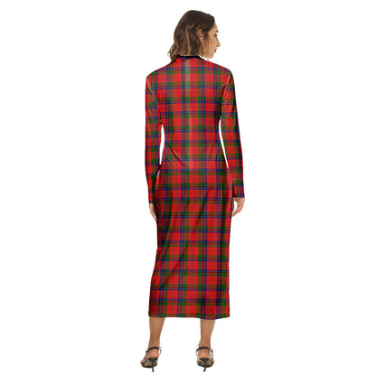 Nicolson Modern Tartan Plaid Women's Hip Dress