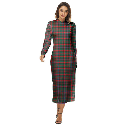 Cumming Hunting Modern Tartan Plaid Women's Hip Dress