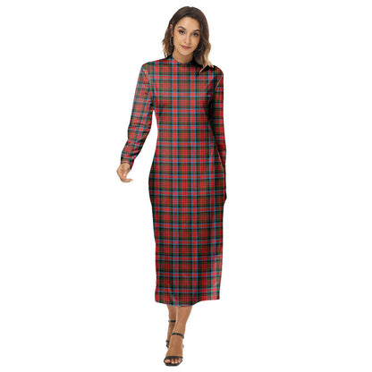 MacDuff Modern Tartan Plaid Women's Hip Dress