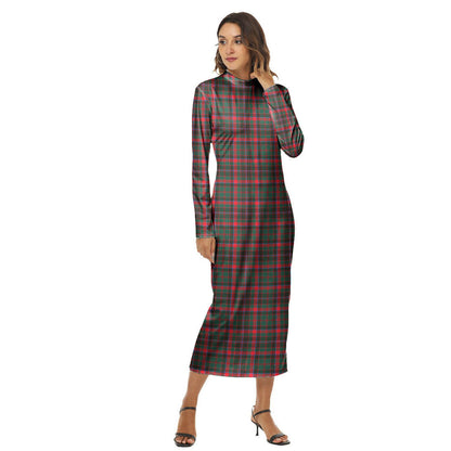 Cumming Hunting Modern Tartan Plaid Women's Hip Dress