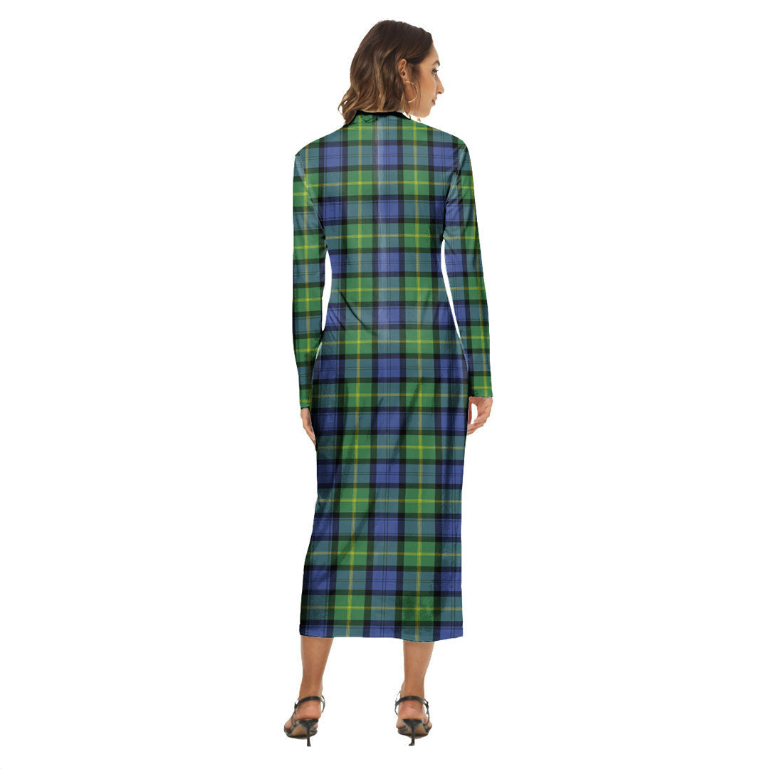 Gordon Old Ancient Tartan Crest Women's Hip Dress