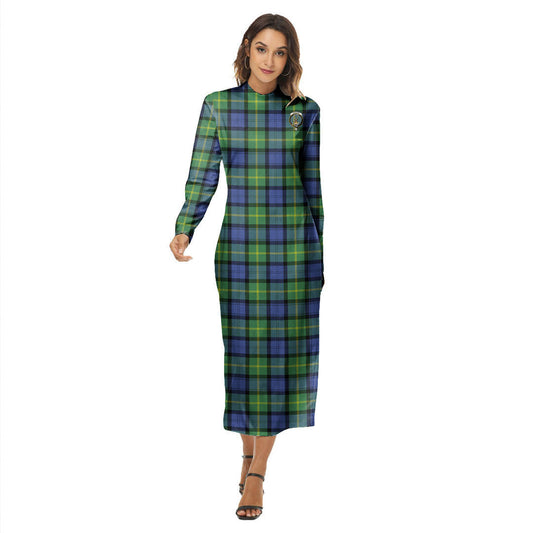 Gordon Old Ancient Tartan Crest Women's Hip Dress