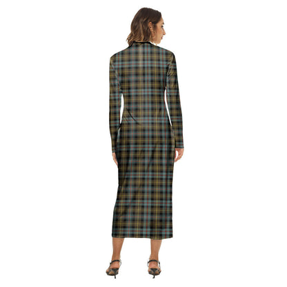 Farquharson Weathered Tartan Crest Women's Hip Dress