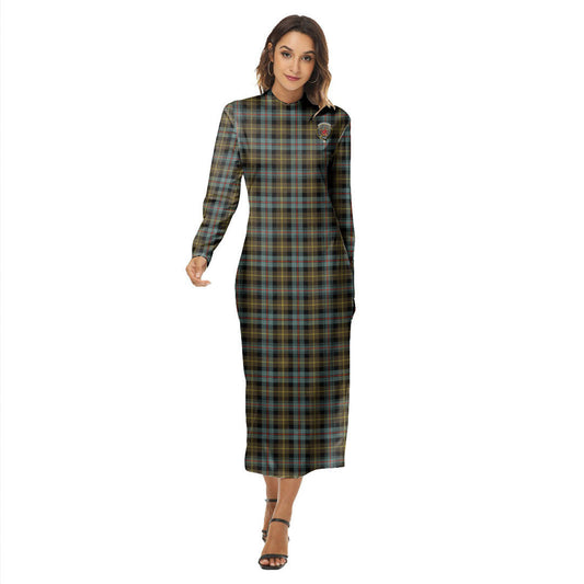 Farquharson Weathered Tartan Crest Women's Hip Dress