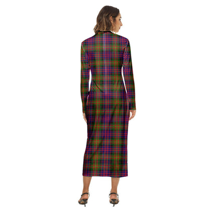 Carnegie Modern Tartan Plaid Women's Hip Dress