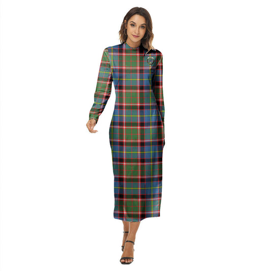 Stirling Bannockburn District Tartan Crest Women's Hip Dress