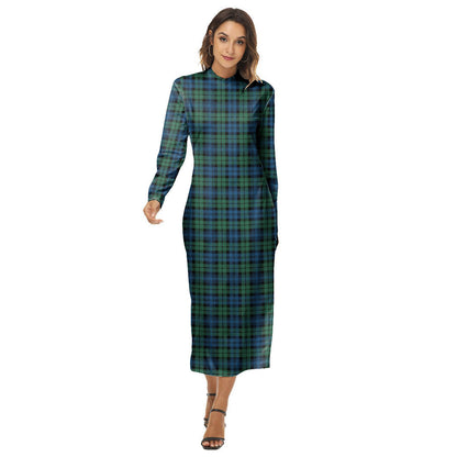 Campbell Ancient 02 Tartan Plaid Women's Hip Dress