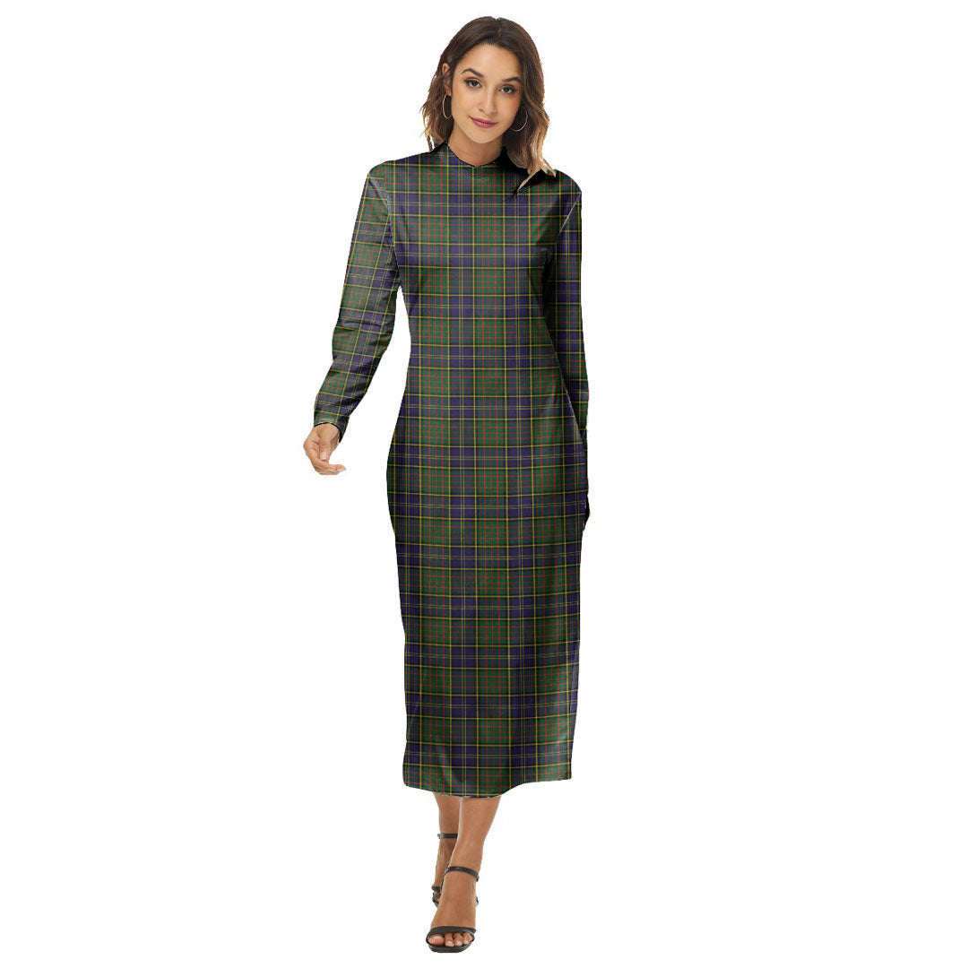 MacMillan Hunting Modern Tartan Plaid Women's Hip Dress