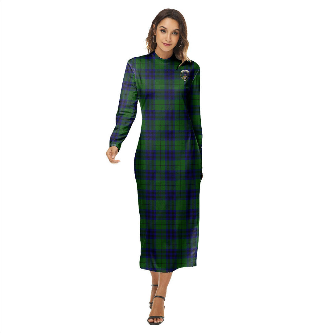 Keith Modern Tartan Crest Women's Hip Dress