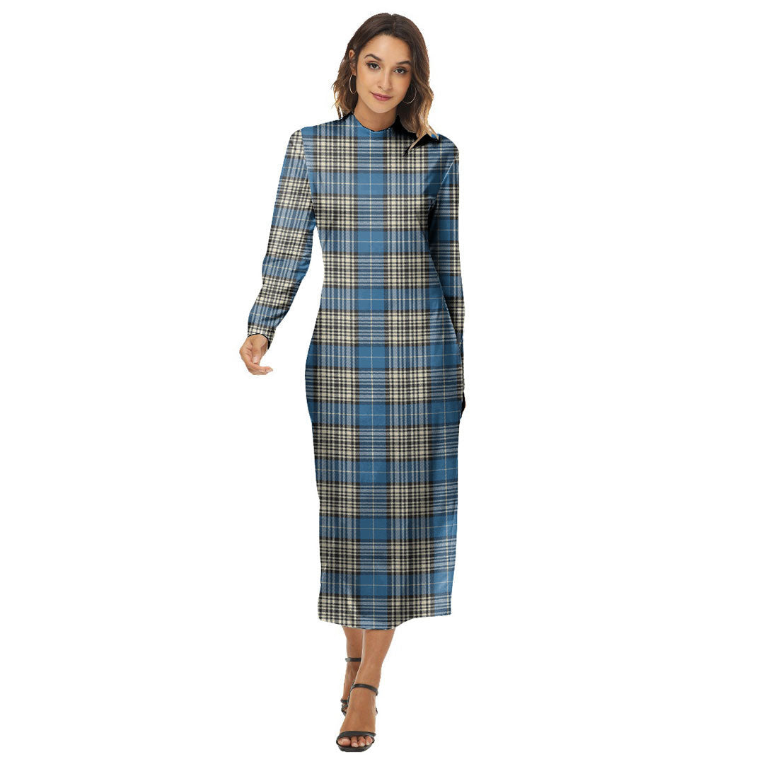 Napier Ancient Tartan Plaid Women's Hip Dress