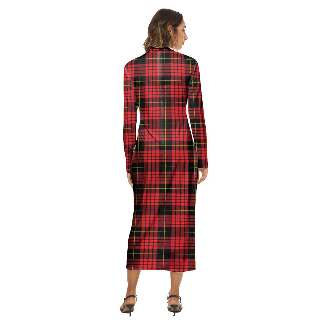 MacQueen Modern Tartan Plaid Women's Hip Dress