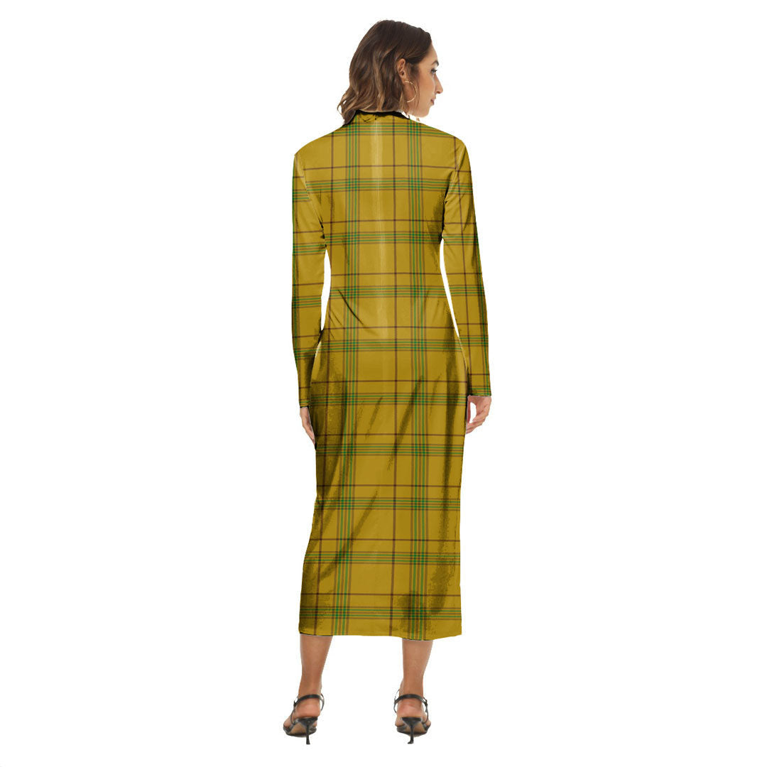 Houston Tartan Crest Women's Hip Dress