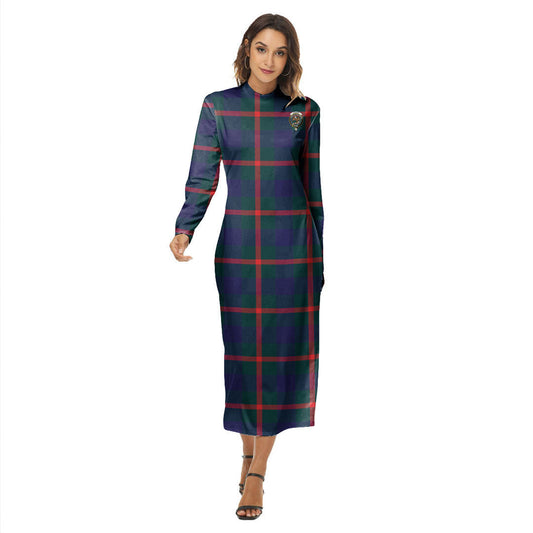 Agnew Modern Tartan Crest Women's Hip Dress