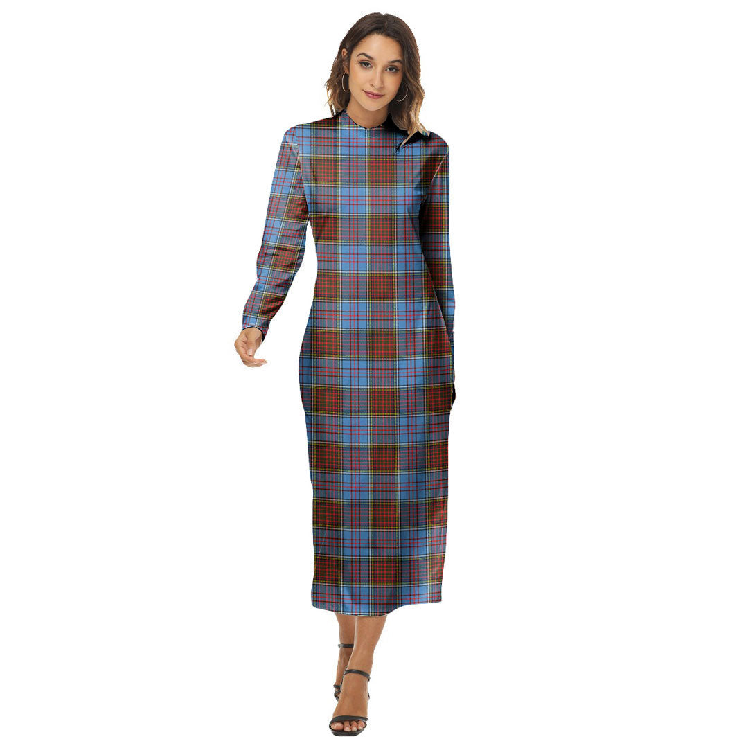 Anderson Modern Tartan Plaid Women's Hip Dress