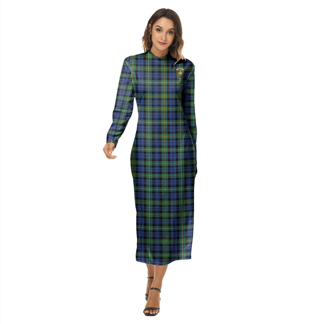 Campbell Argyll Ancient Tartan Crest Women's Hip Dress