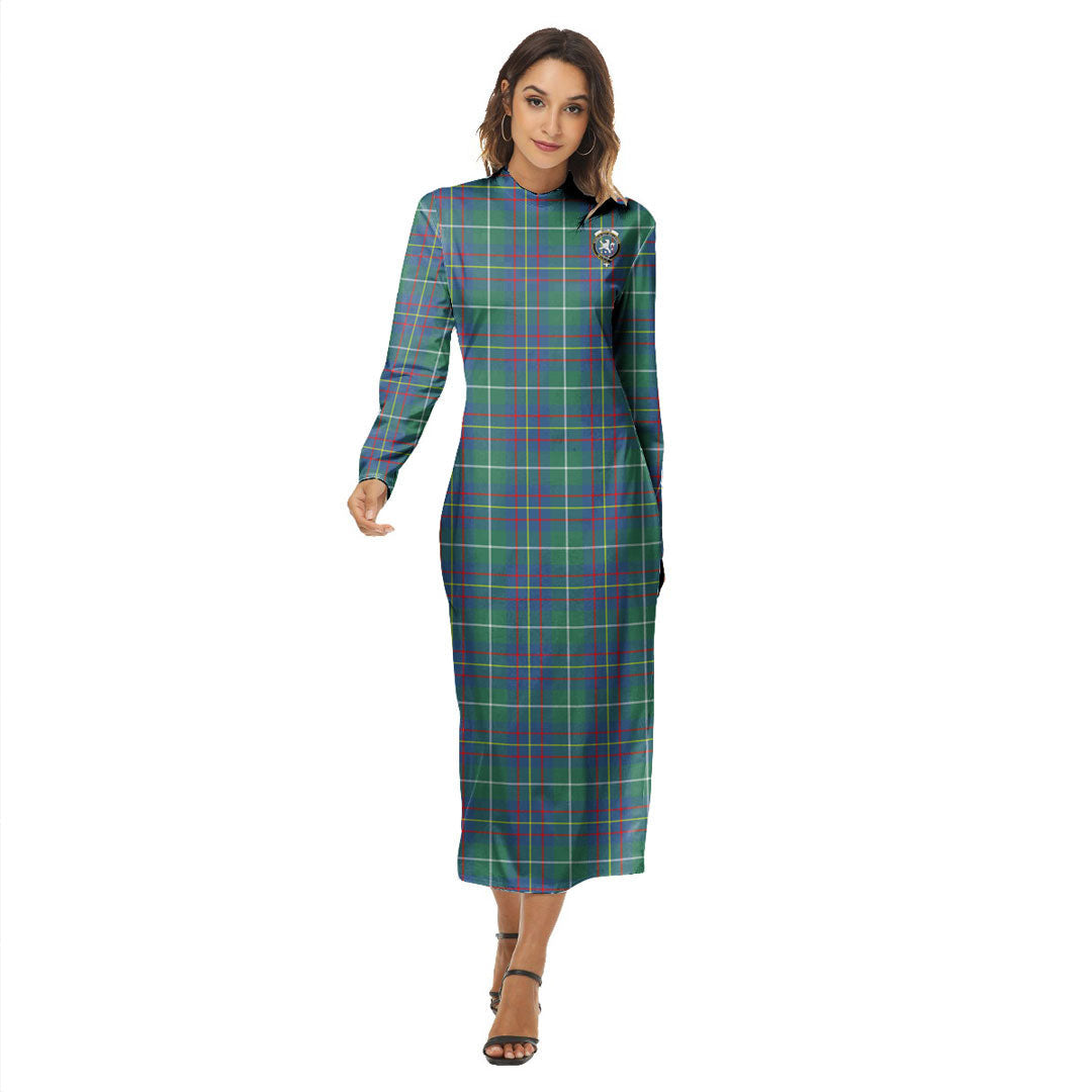 Inglis Ancient Tartan Crest Women's Hip Dress