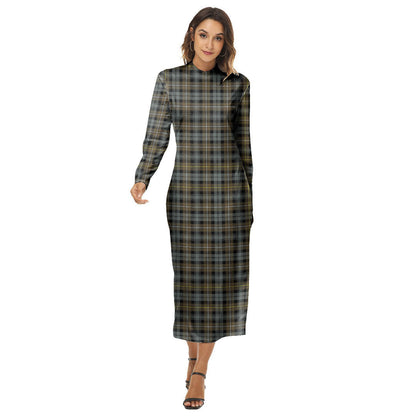 Campbell Argyll Weathered Tartan Plaid Women's Hip Dress