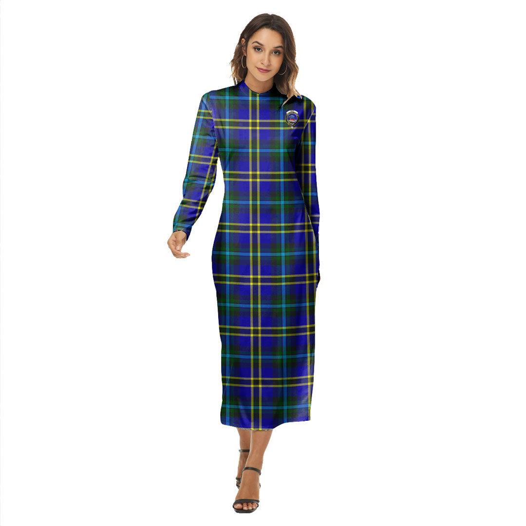 Weir Modern Tartan Crest Women's Hip Dress