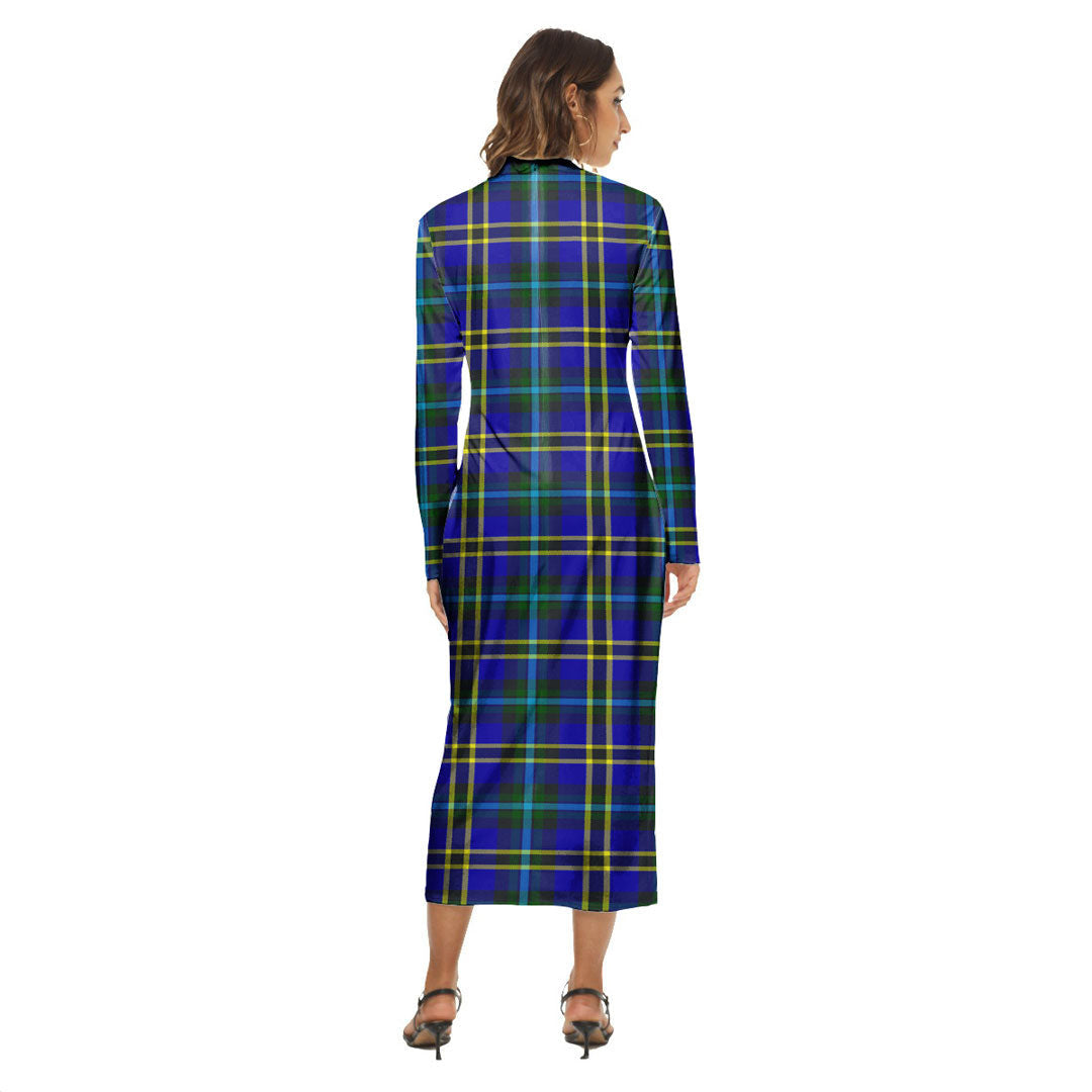 Weir Modern Tartan Crest Women's Hip Dress