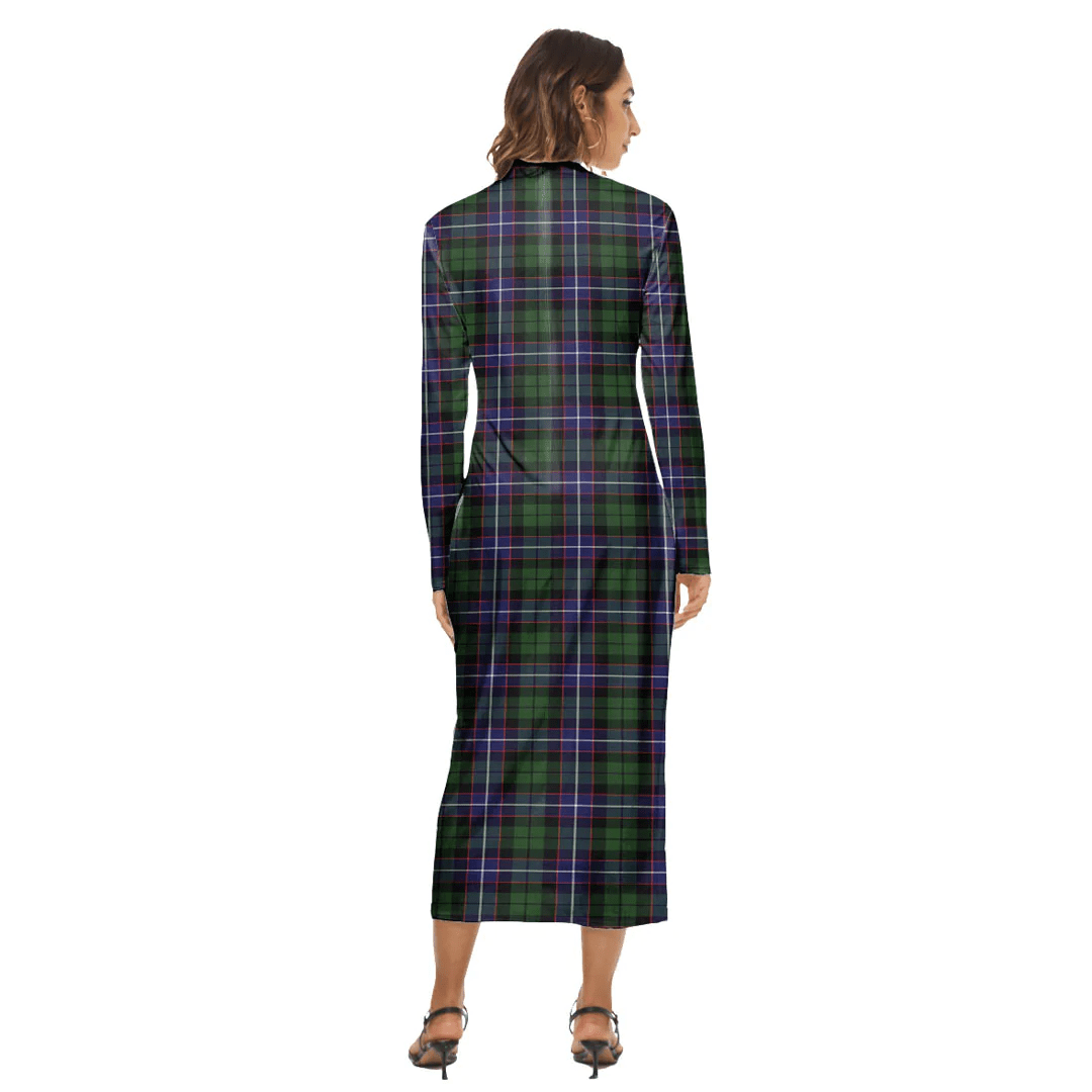 Galbraith Modern Tartan Plaid Women's Hip Dress