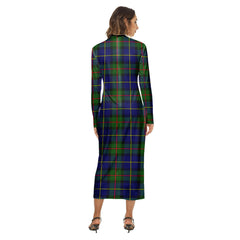 MacLeod of Harris Modern Tartan Crest Women's Hip Dress