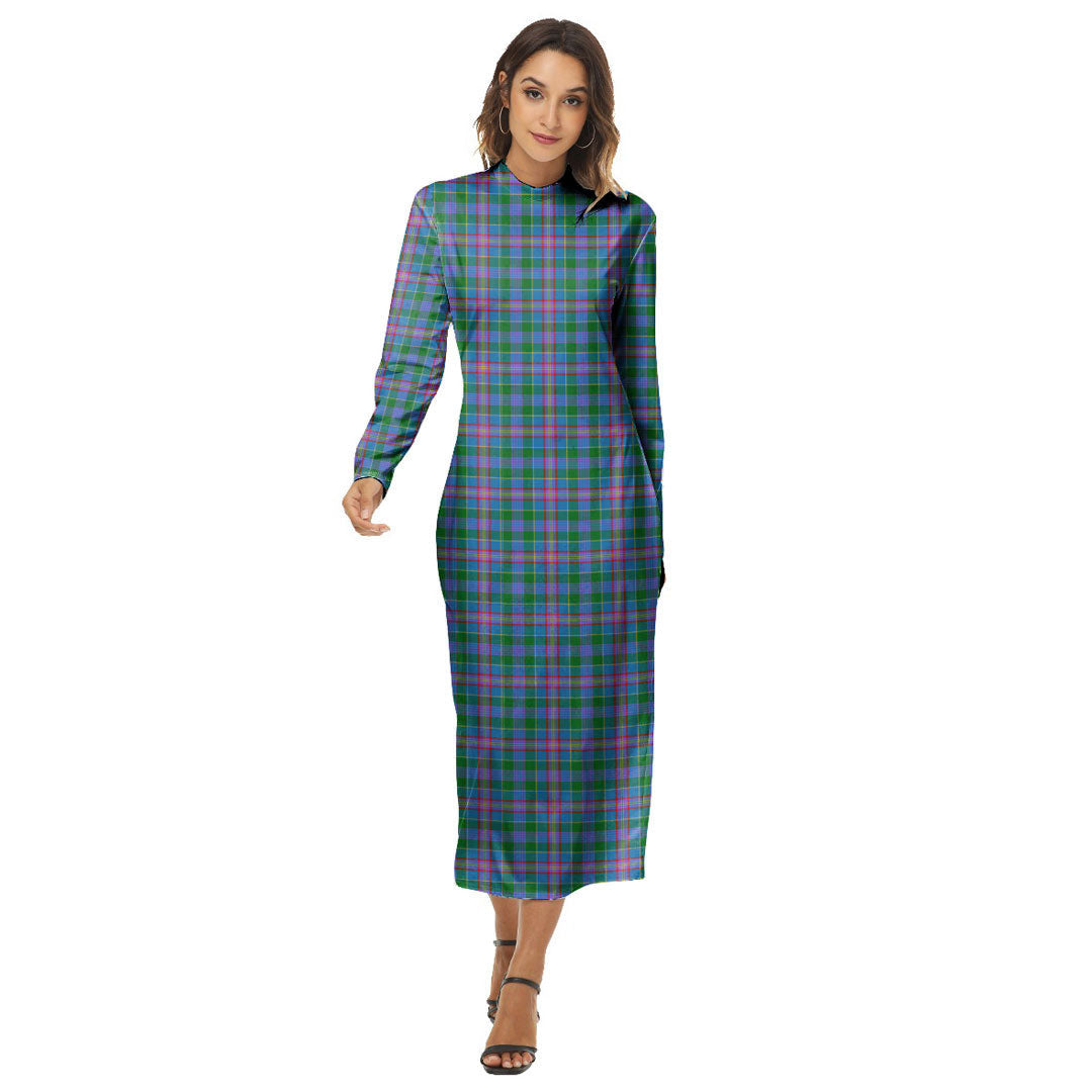 Pitcairn Hunting Tartan Plaid Women's Hip Dress