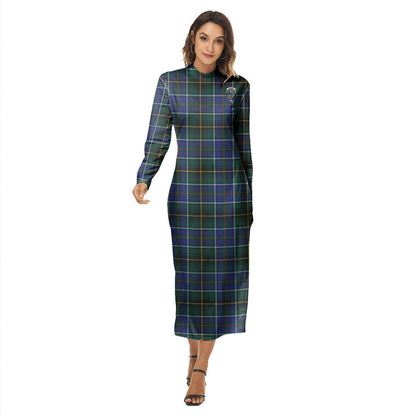 MacInnes Modern Tartan Crest Women's Hip Dress