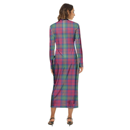 Lindsay Ancient Tartan Crest Women's Hip Dress