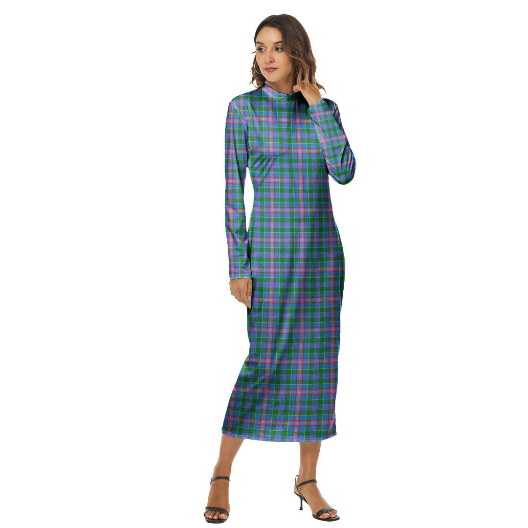 Pitcairn Hunting Tartan Plaid Women's Hip Dress