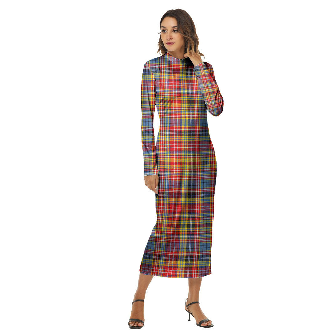 Drummond of Strathallan Tartan Plaid Women's Hip Dress