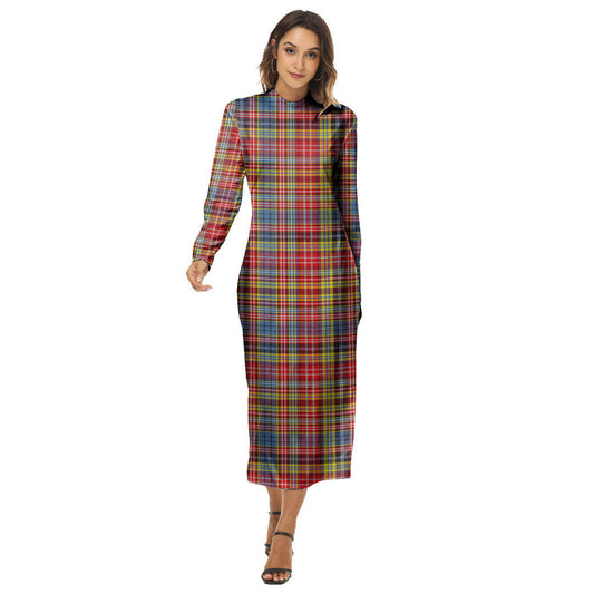 Drummond of Strathallan Tartan Plaid Women's Hip Dress