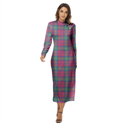 Lindsay Ancient Tartan Crest Women's Hip Dress