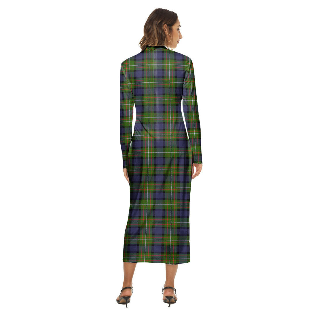 Fergusson Modern Tartan Plaid Women's Hip Dress